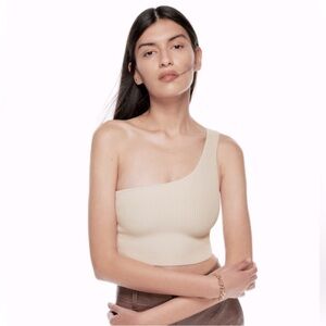 Aritizia | One Shoulder Sculpt Knit Size L